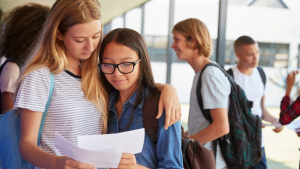 Teens and exam results